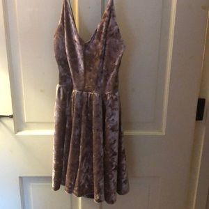 urban outfitter velvet romper